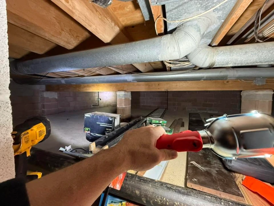 Crawl space mold removal in a Louisville, KY home
