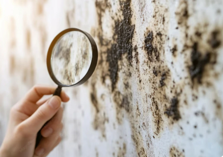 Mold inspection in a Louisville, KY home