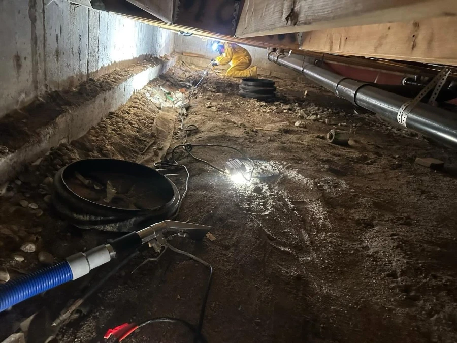 Water damage restoration in a Louisville, KY home