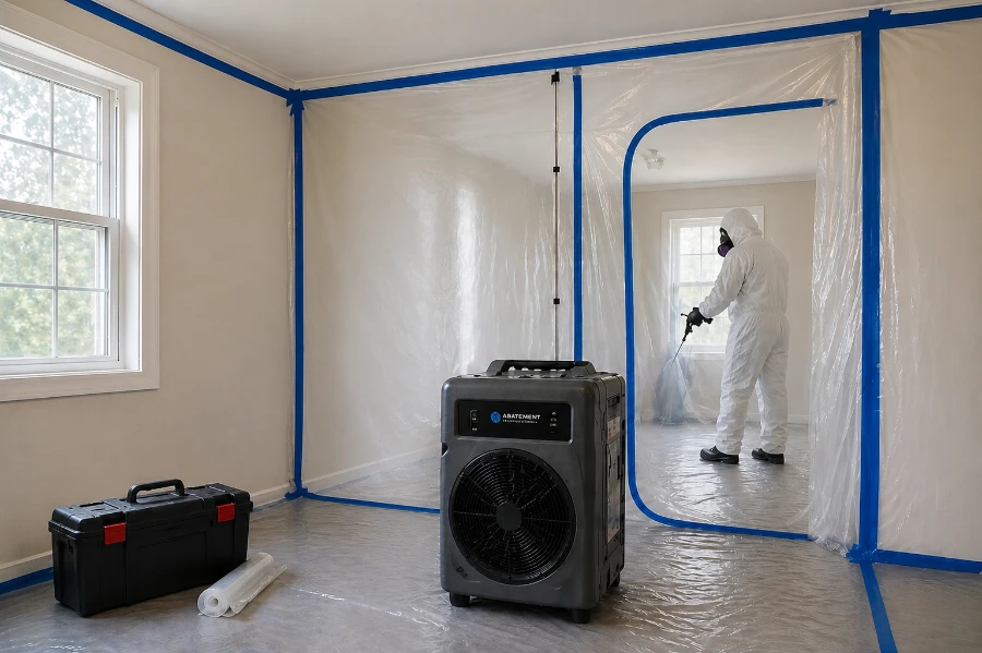 Same commercial office space after completed mold remediation