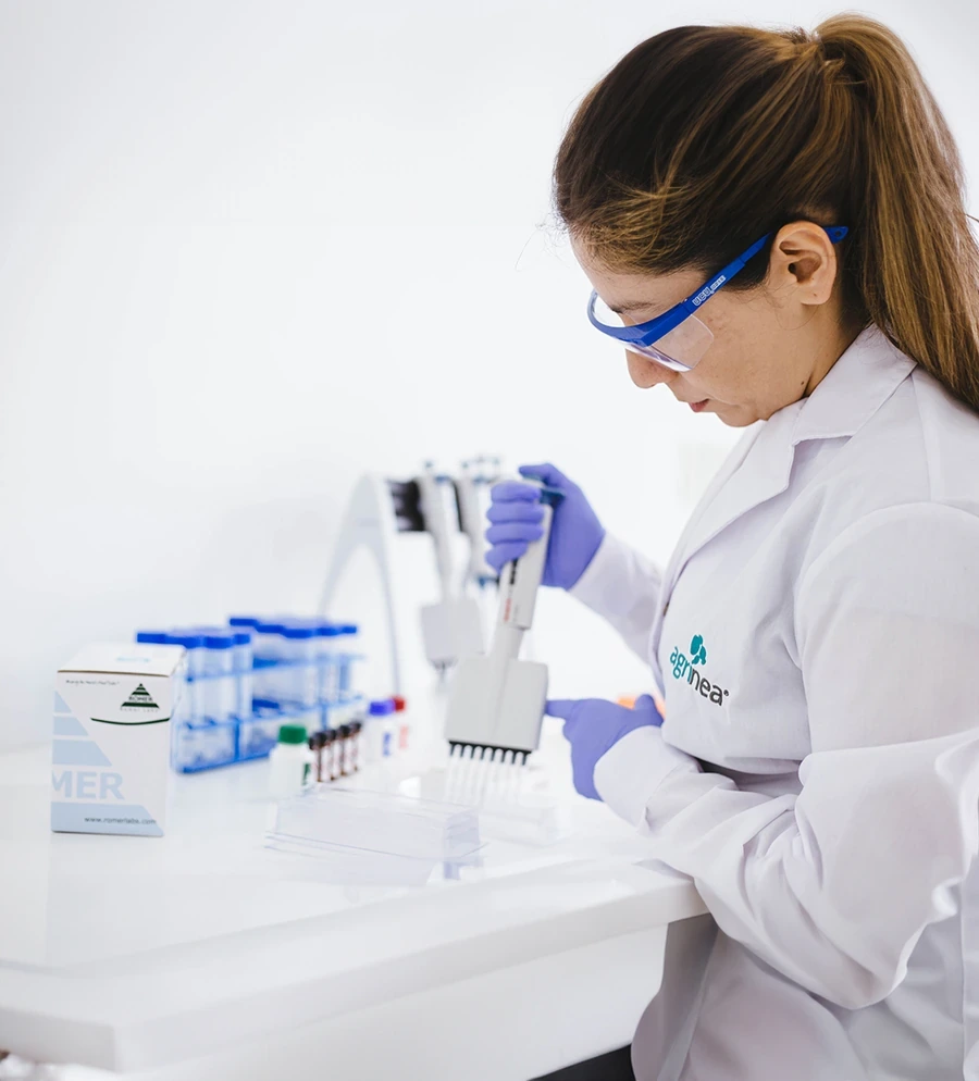 Mycotoxin testing equipment in a Jeffersonville property